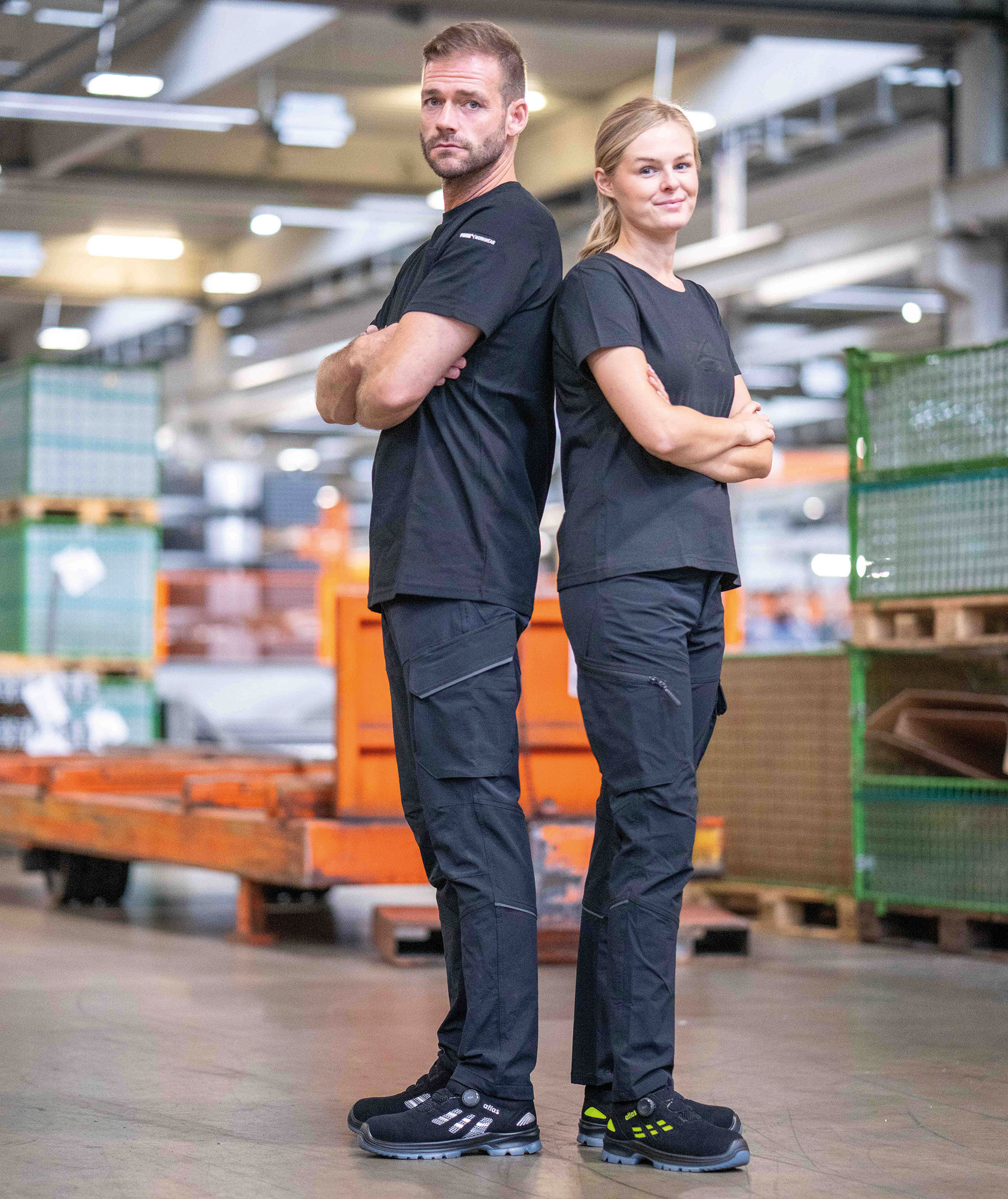 Atlas Flash 3205 Boa&reg; sikkerhedssko S1P, Sort