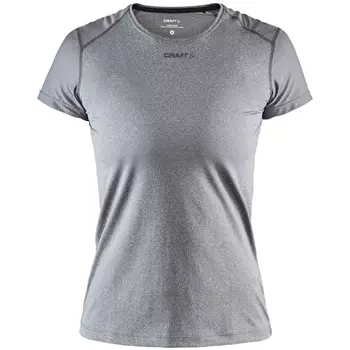 Craft Essence slim women's T-shirt, Dark Grey Melange