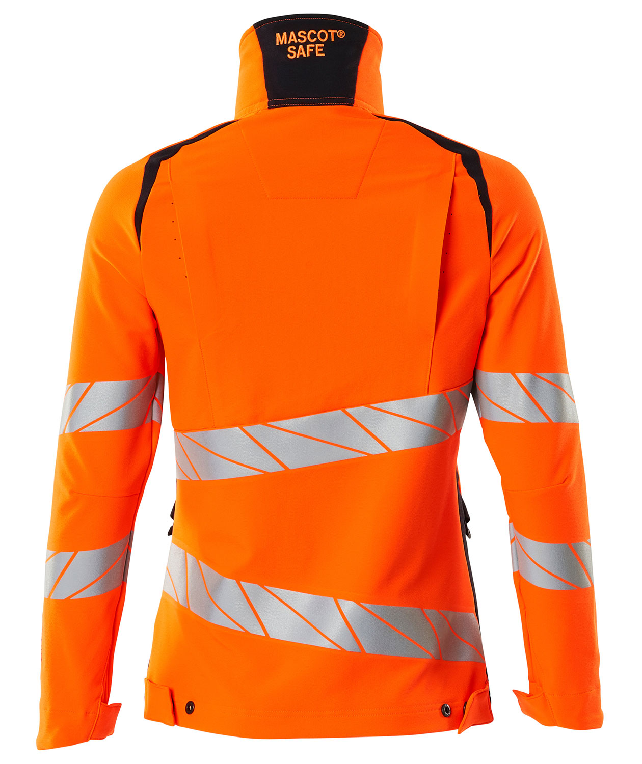 Mascot Accelerate Safe women's jacket full stretch, Hi-Vis Orange/Dark Marine, large image number 1