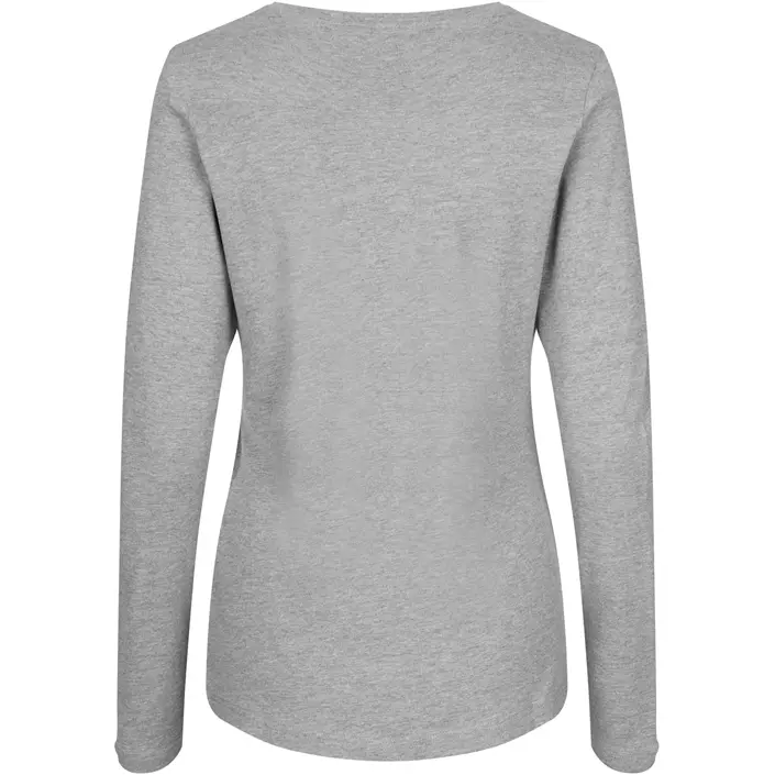 ID Interlock long-sleeved women's T-shirt, Grey Melange, large image number 2
