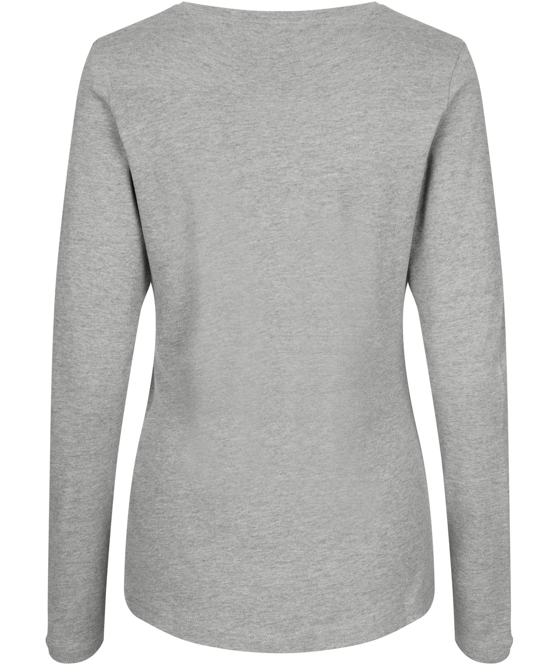 ID Identity Interlock l&aring;ng&auml;rmad T-shirt dam, Gr&aring;melerad, large image number 2