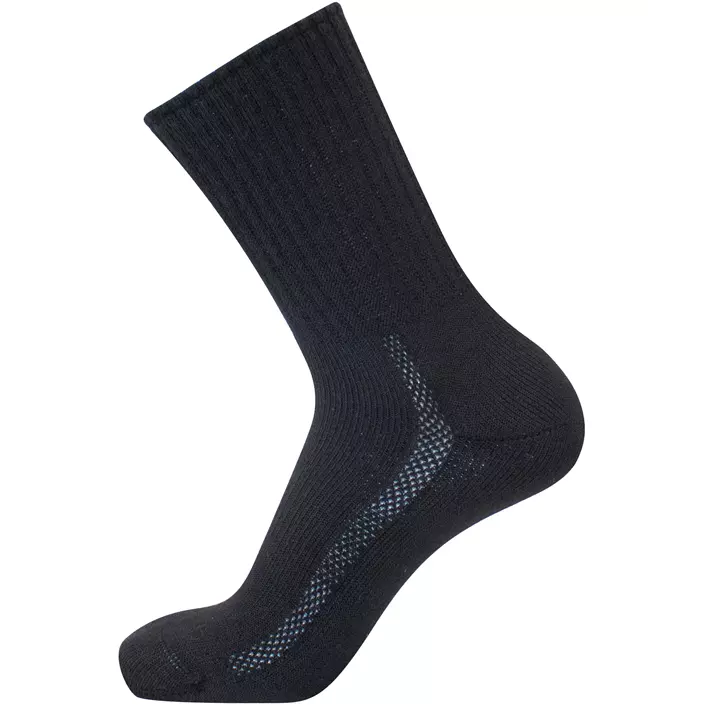 Worik S29 Merino Heavy socks with merino wool, Black, large image number 0