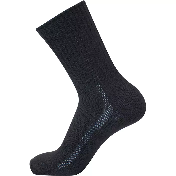 Worik S29 Merino Heavy socks with merino wool, Black, large image number 0