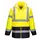 Portwest rain jacket, Hi-Vis yellow/marine, Hi-Vis yellow/marine, swatch