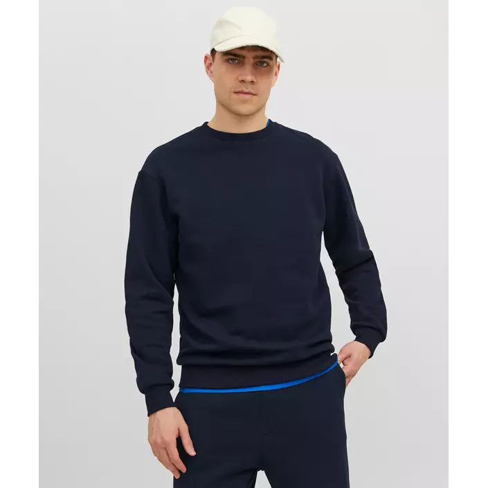 Jack & Jones JJEBRADLEY sweatshirt, Navy Blazer, large image number 1