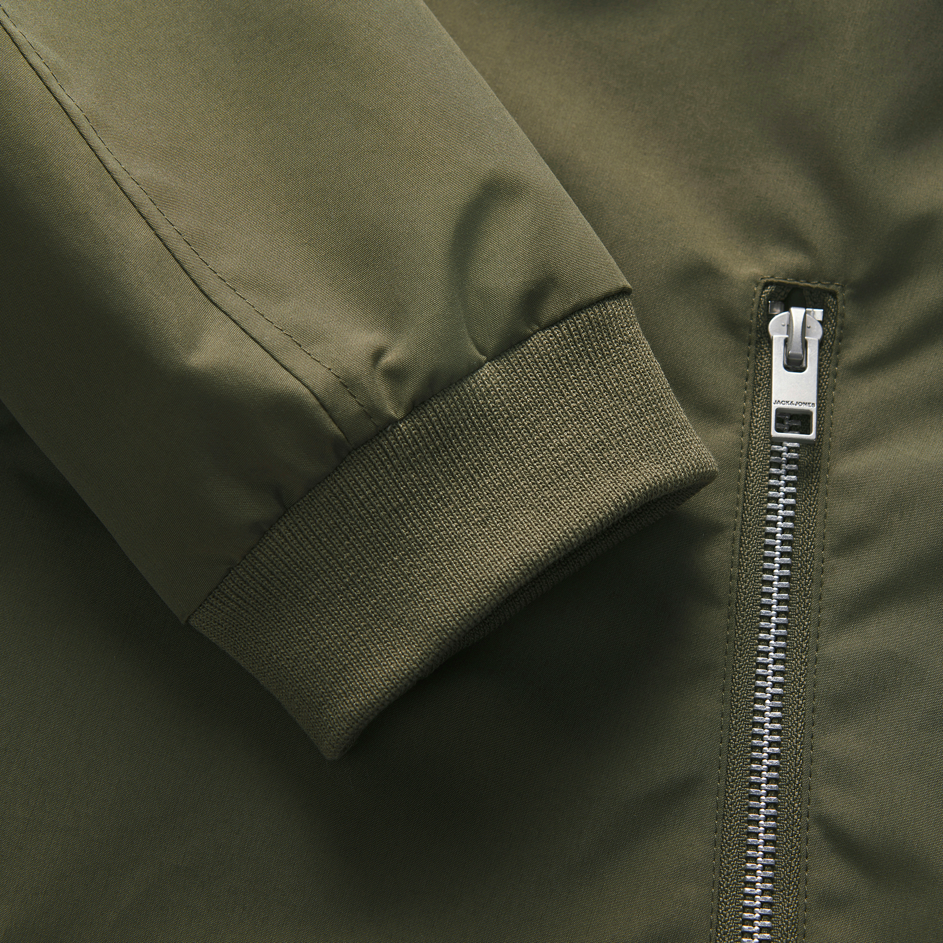 Jack & Jones JJERUSH HARRINGTON bomberjacka, Dusty Olive, large image number 3