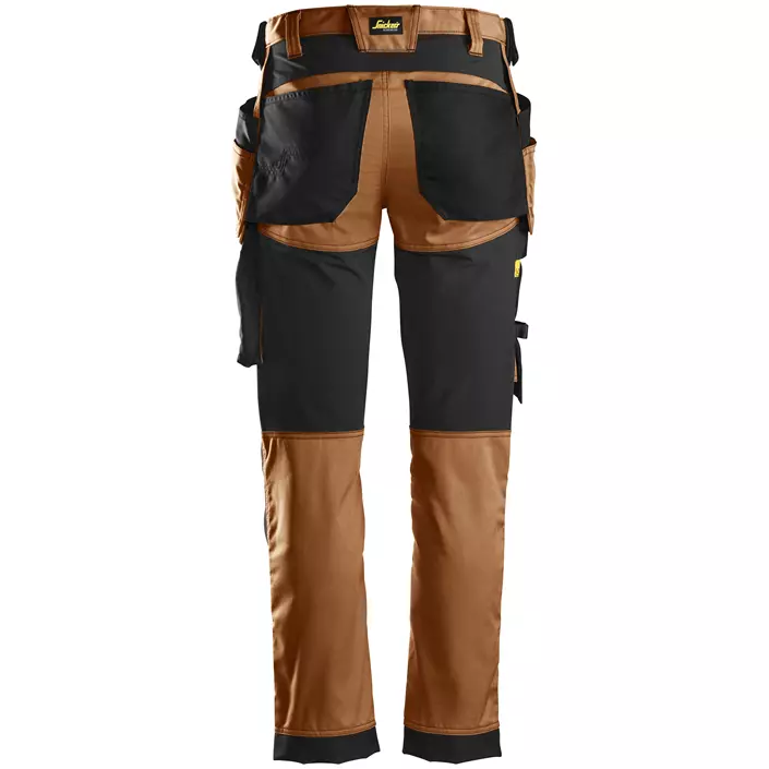 Snickers AllroundWork craftsman trousers 6241, Brown/Black, large image number 1