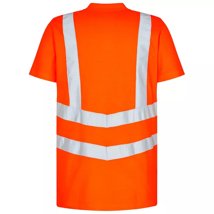 Engel Safety polo T-shirt, Orange, large image number 1