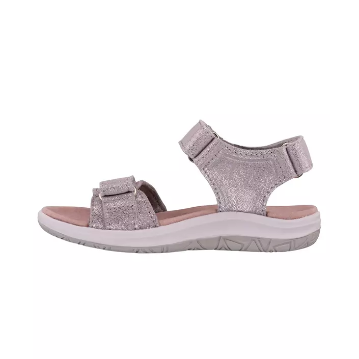 Viking Helle Metallic sandals for kids, Silver, large image number 1
