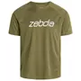 Zebdia sports tee logo T-shirt, Militärgrön