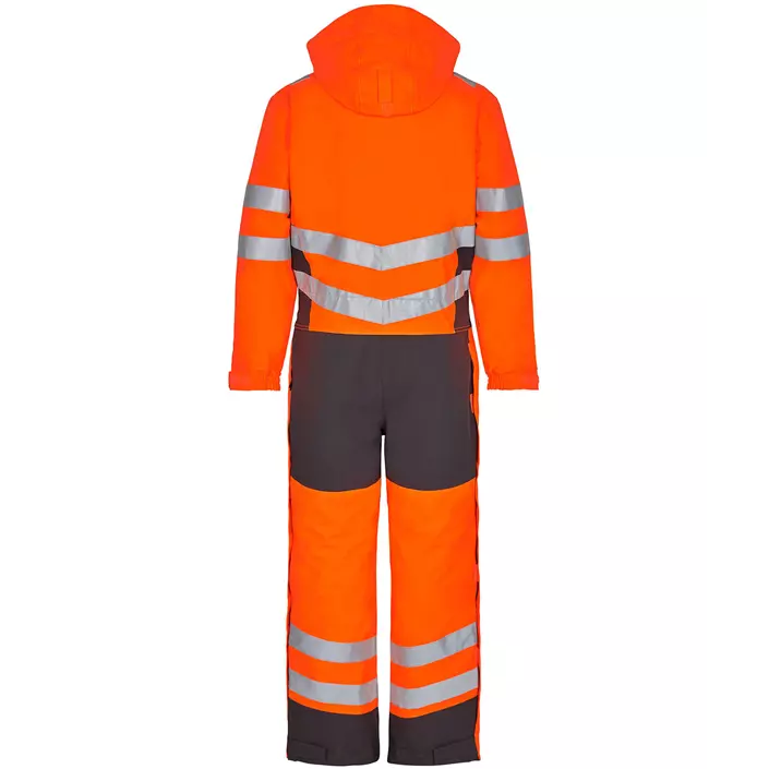 Engel Safety winter coverall, Hi-vis orange/Grey, large image number 1
