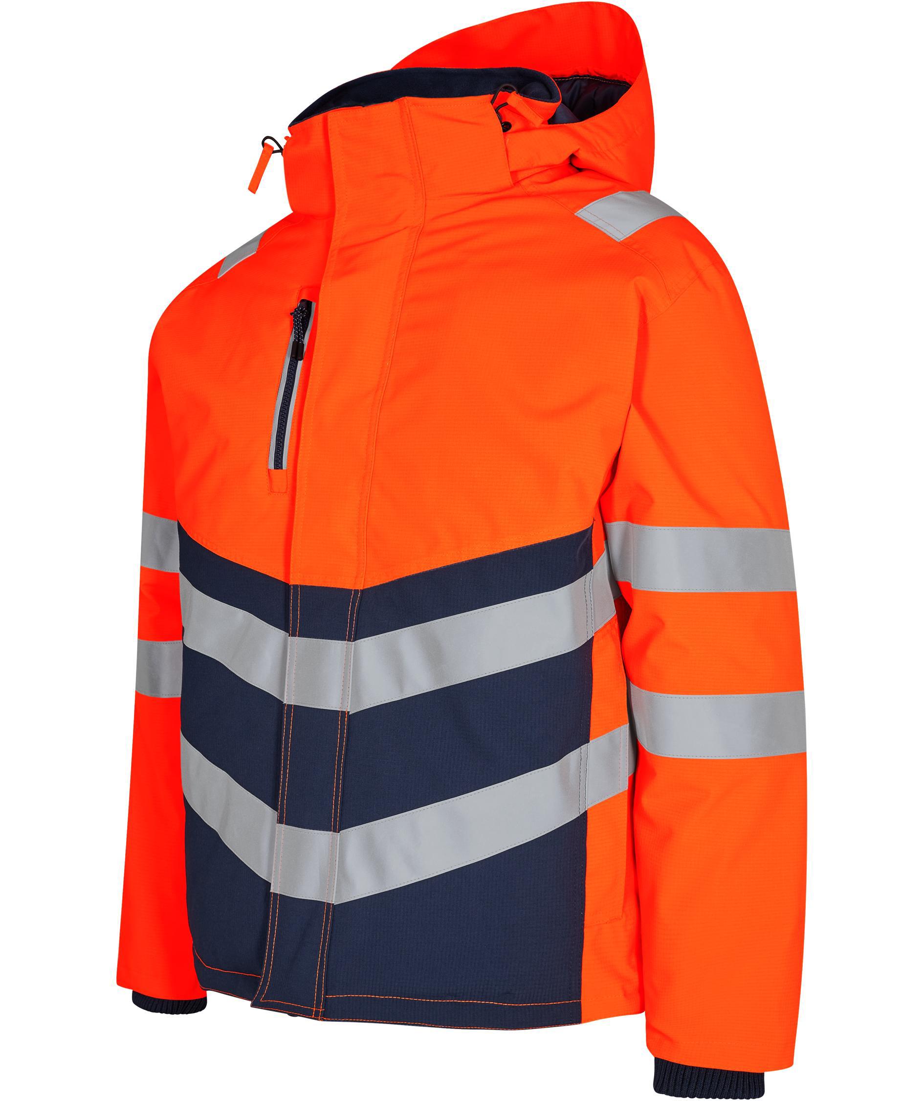 Engel Safety winter jacket, Orange/Blue Ink, large image number 2