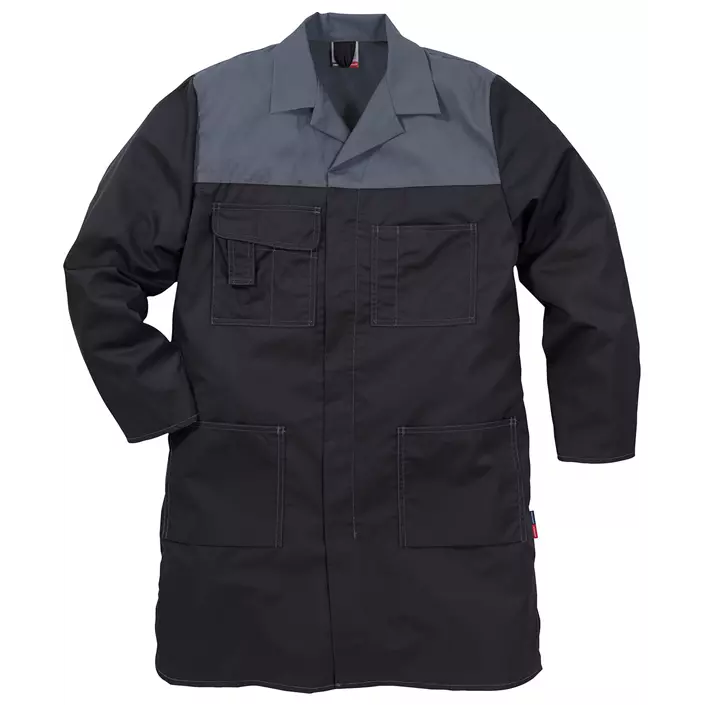 Fristads Icon lap coat, Black/Grey, large image number 0