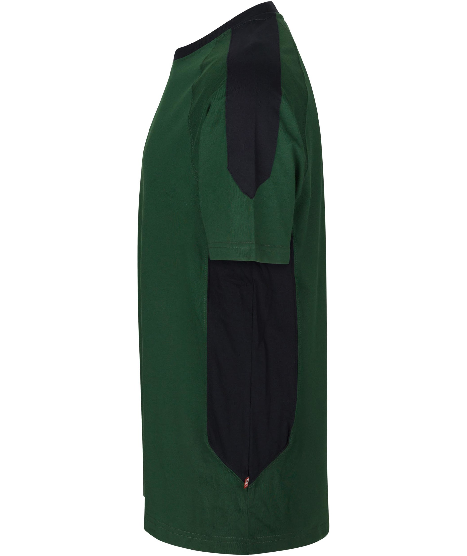 ID Pro Wear contrast T-shirt, Bottle Green, large image number 2