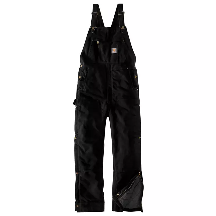 Carhartt Firm Duck overalls, Sort, large image number 0