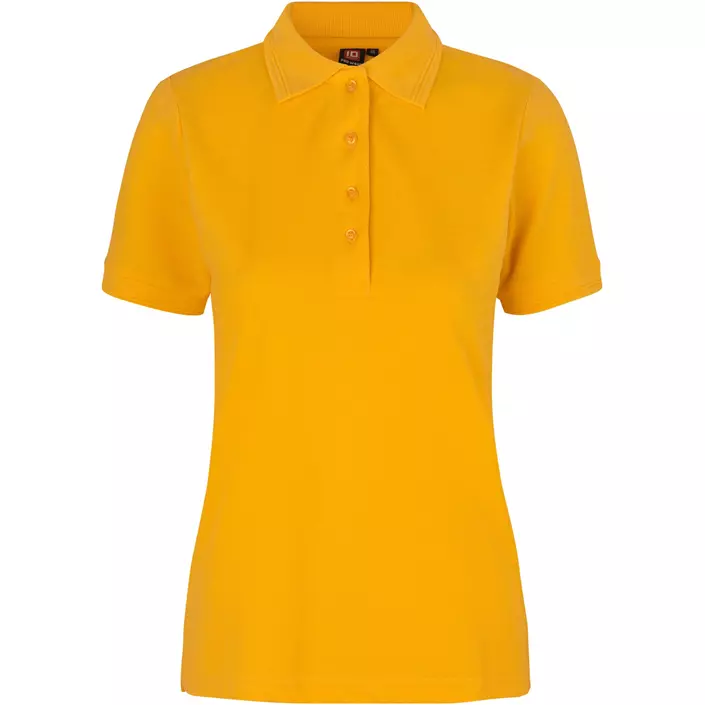 ID PRO Wear dame Polo T-skjorte, Gul, large image number 0