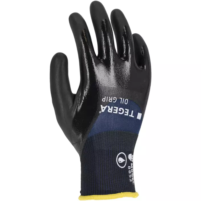 Tegera 8852 Oil grip Arbeitshandschuhe, Schwarz/Blau, large image number 2