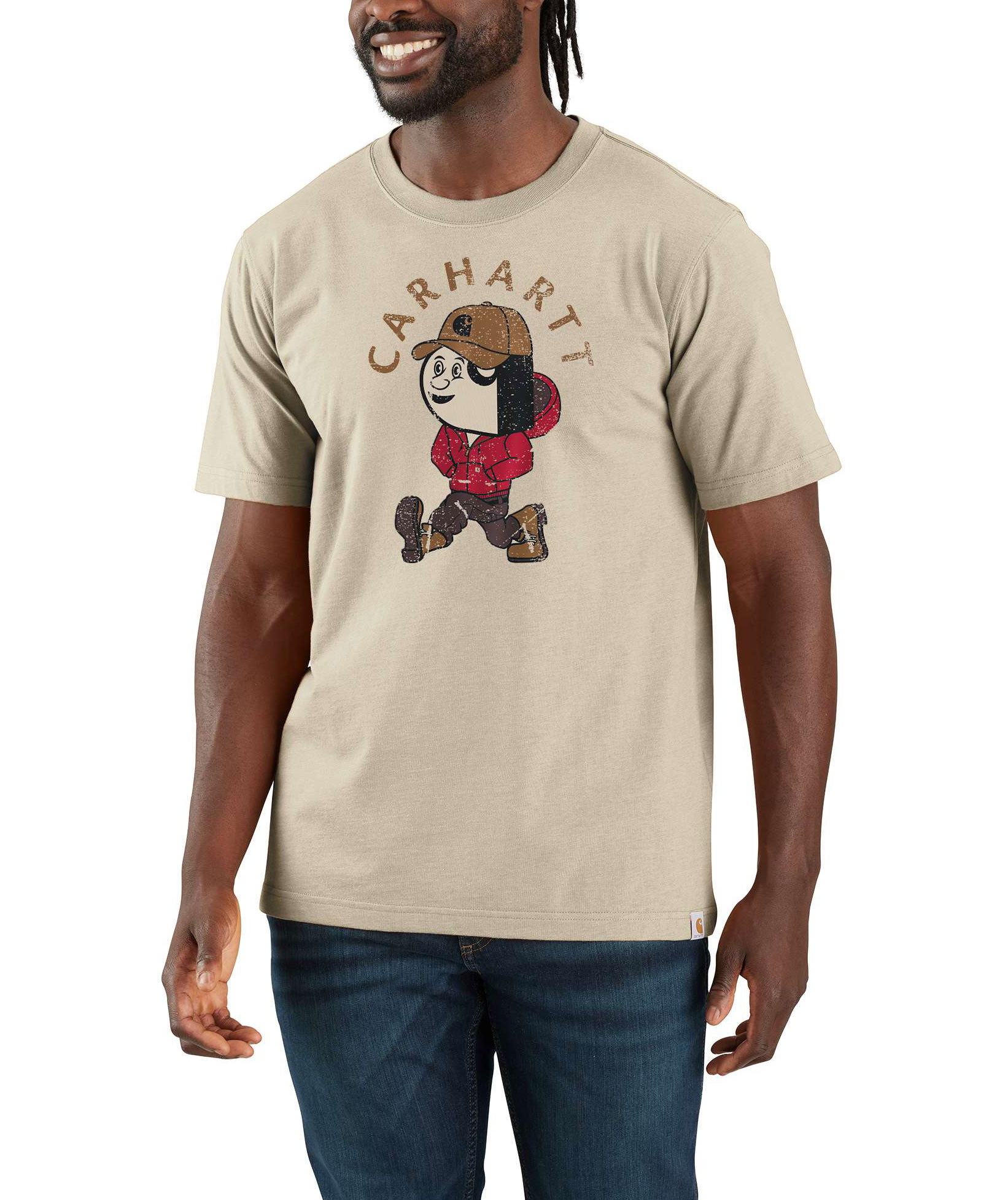 Carhartt Active Jac Grapic T-shirt, Oat Milk, large image number 1