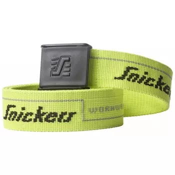 Snickers logo belt, Neon Yellow