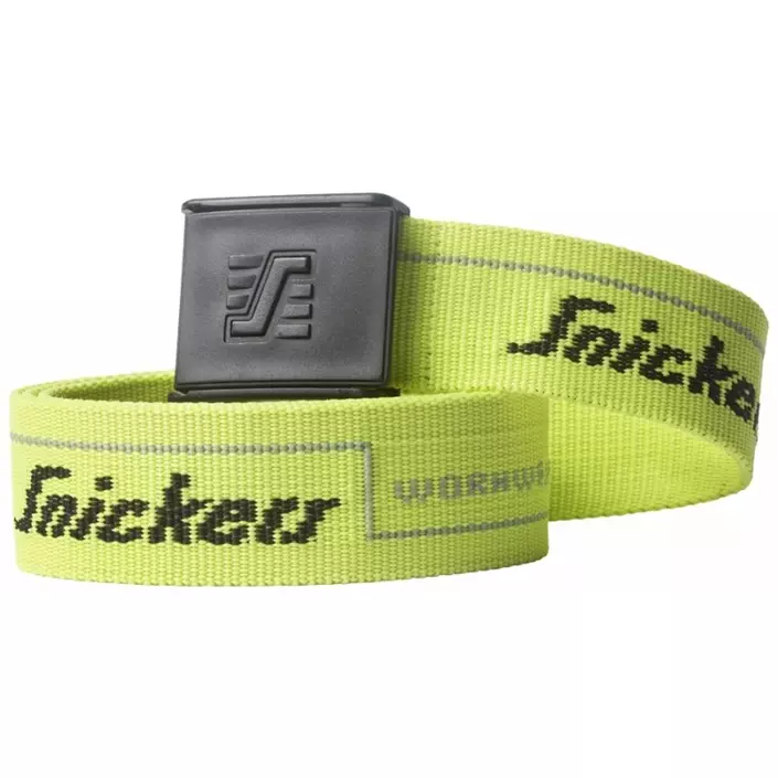 Snickers logo belt, Neon Yellow, large image number 0