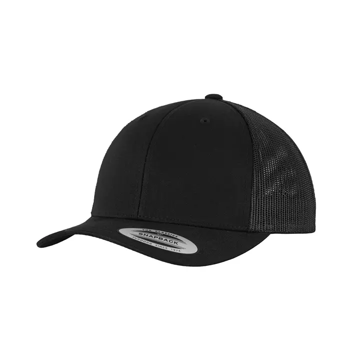 Flexfit Retro Trucker cap, Black, Black, large image number 0