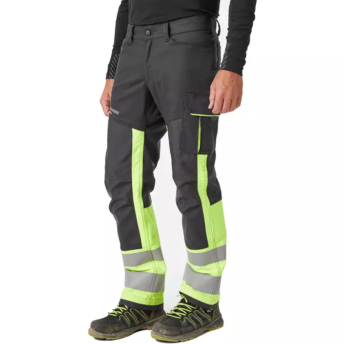 Helly Hansen Alna 2.0 work trousers, Hi-vis yellow/charcoal, large image number 1