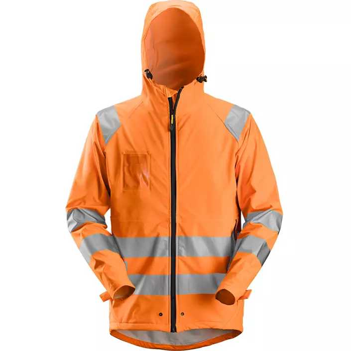 Snickers PU rain jacket, Orange, large image number 0
