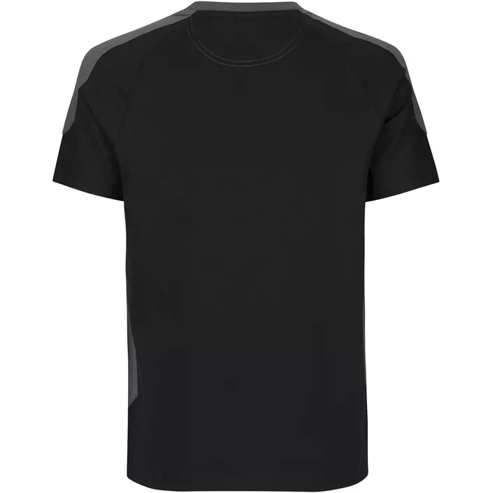 ID Pro Wear kontrast T-shirt, Sort, large image number 1