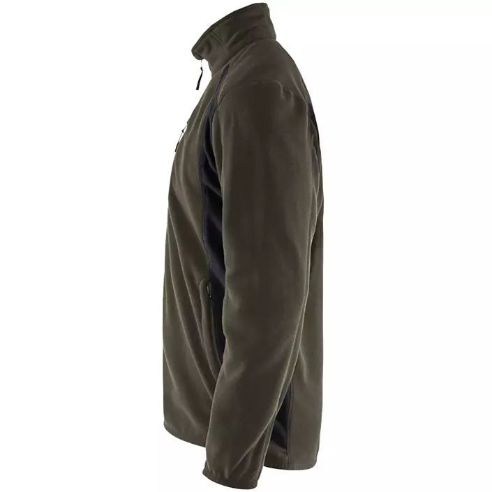 Blåkläder Unite fleece jacket, Olive Green/Black, large image number 2