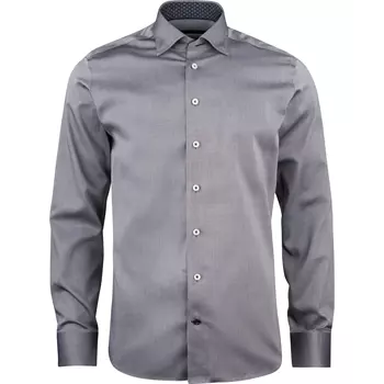 J. Harvest & Frost Twill Red Bow 122 regular fit shirt, Grey