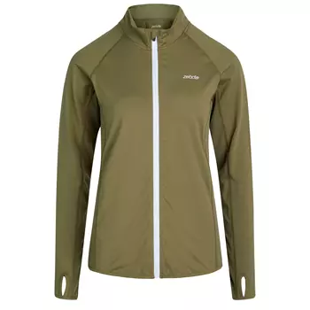 Zebdia women´s sports jacket, Army Green