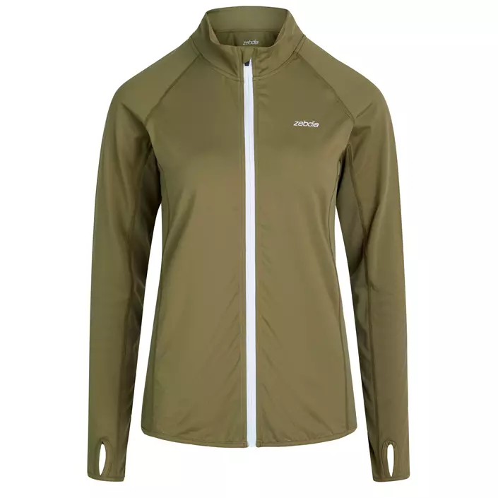 Zebdia women´s sports jacket, Army Green, large image number 0