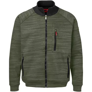 Kansas Icon X sweat jacket, Army Green/Black