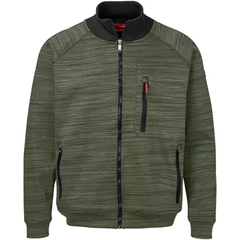 Kansas Icon X sweat jacket, Army Green/Black
