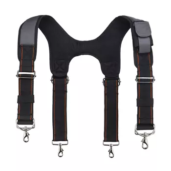 Ergodyne Arsenal 5560 tool belt suspenders, Black