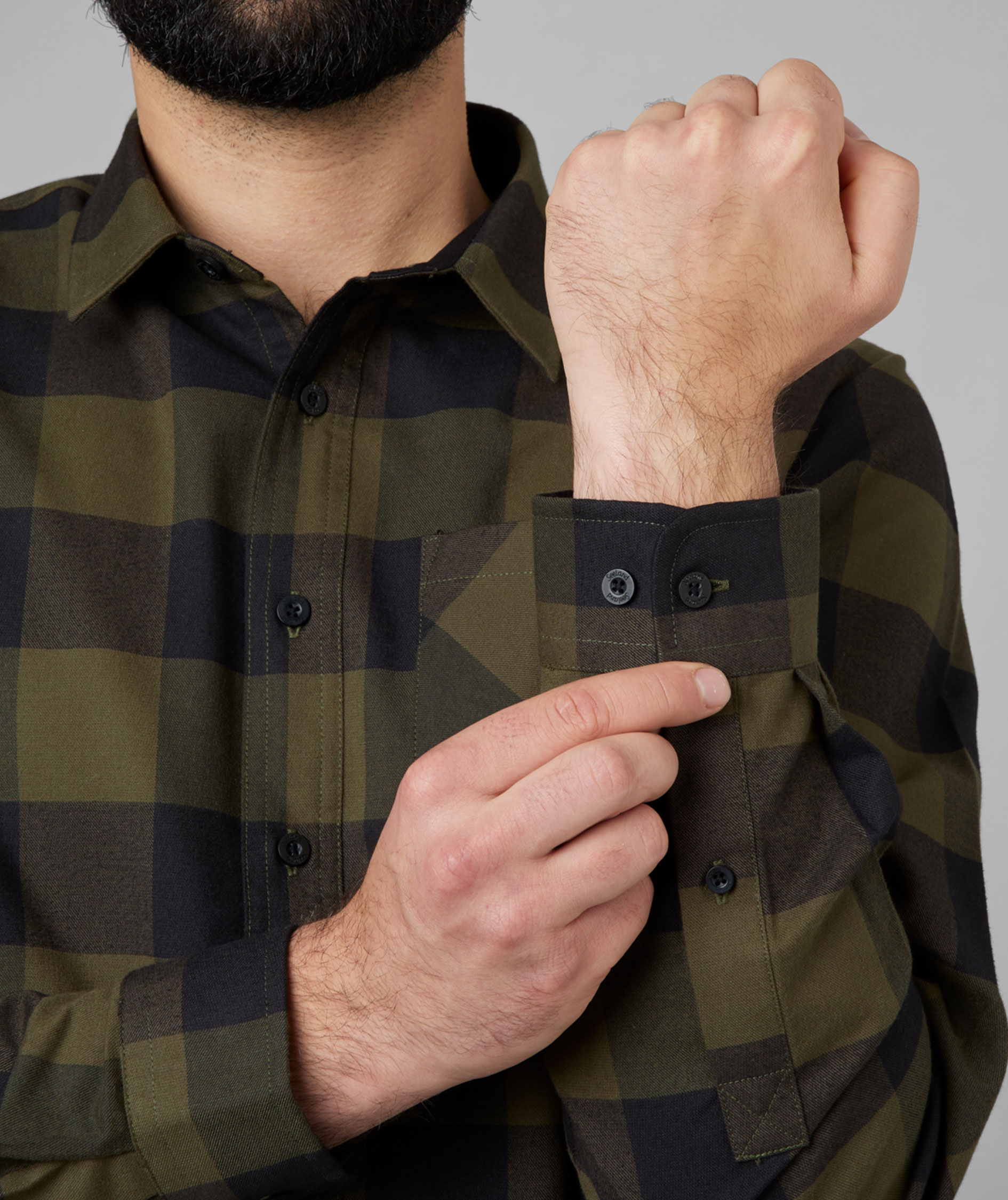 Seeland Toronto skjorta, Green Check, large image number 4