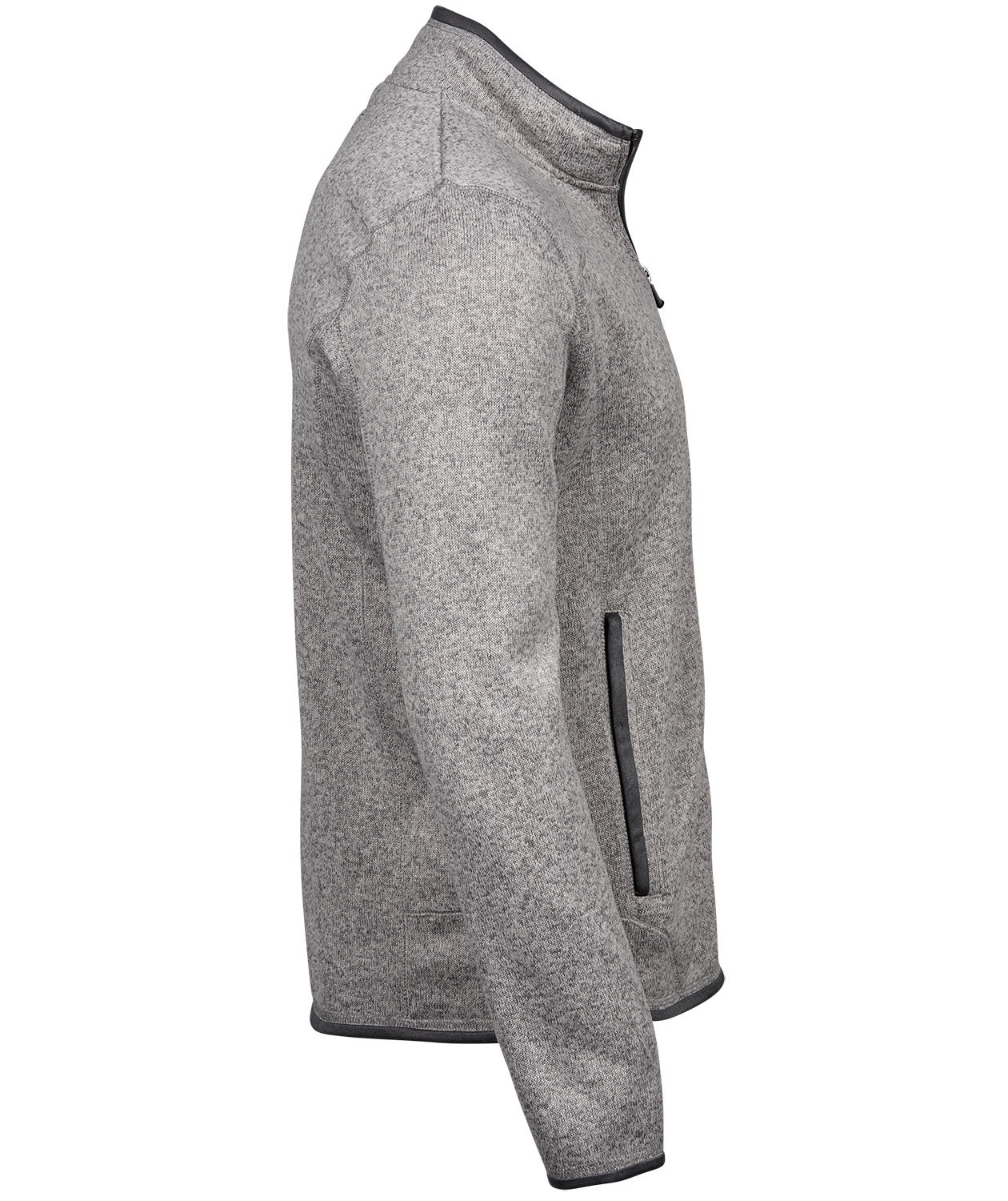 Tee Jays Aspen fleece jacket, Grey Melange, large image number 3