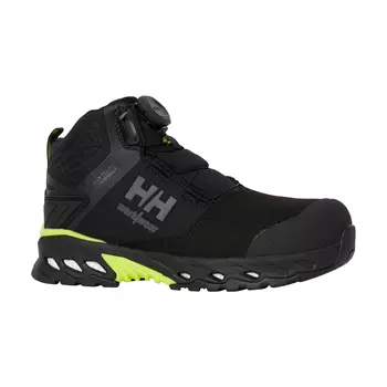 Helly Hansen Magni Evo Mid Boa® winter safety boots, Black/Dark lime