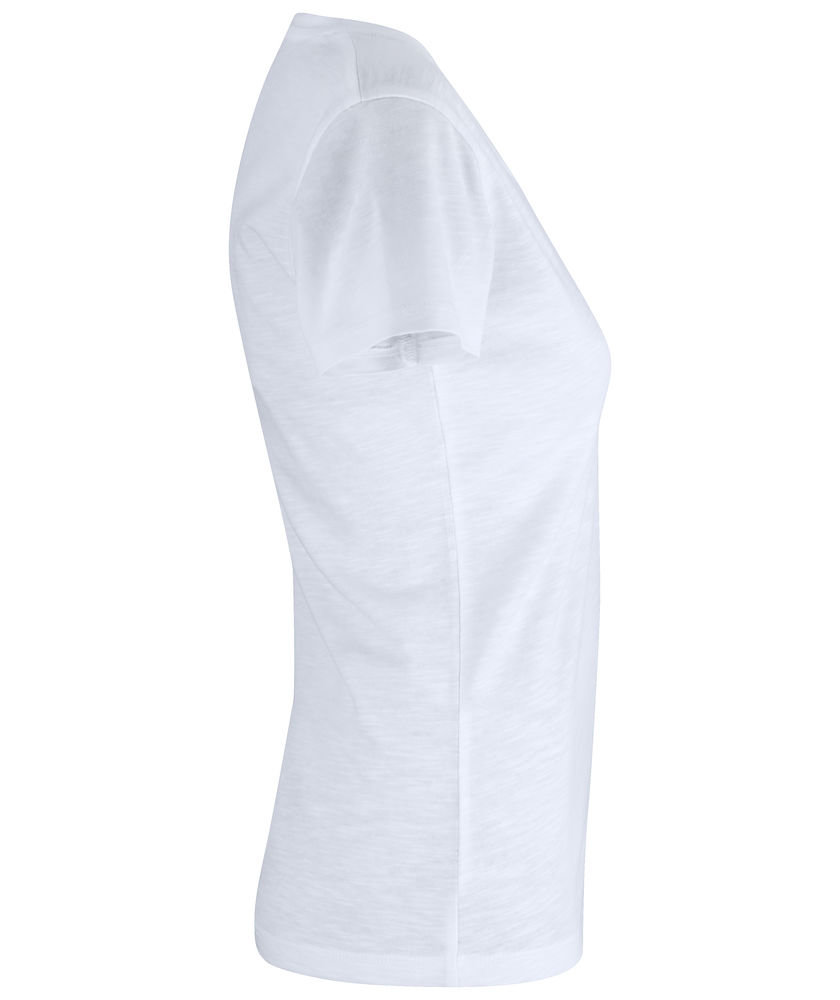 Clique Slub women's T-shirt, White, large image number 2