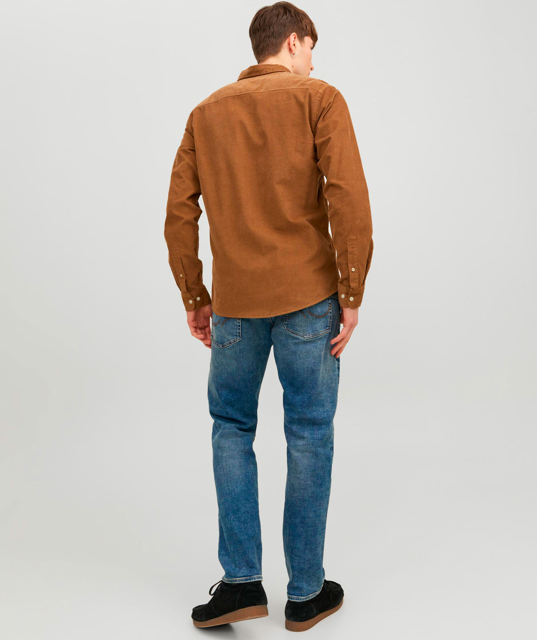 Jack & Jones JJECLASSIC CORD shirt, Otter, large image number 2