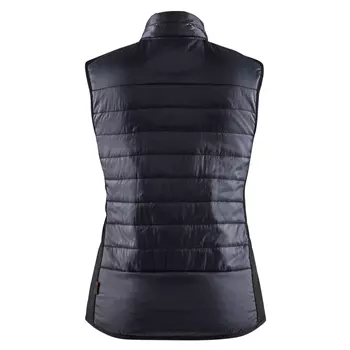Blåkläder women's quilted vest, Black/Navy Blue