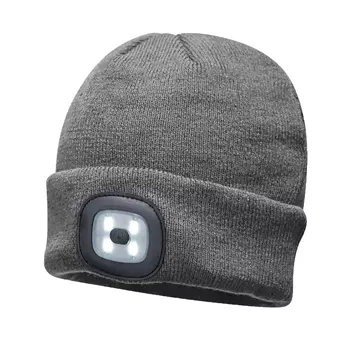 Portwest stickad mössa med ljus