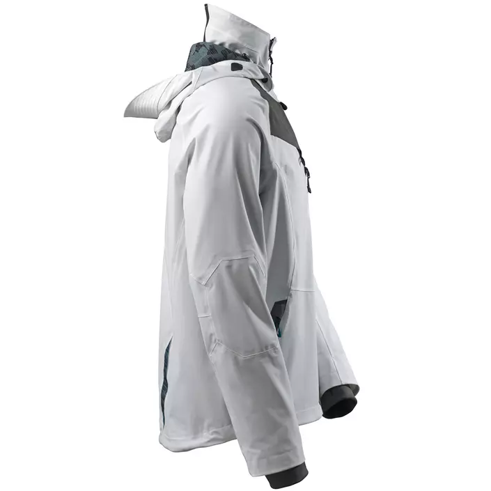 Mascot Advanced shell jacket, White/Dark Antracit, large image number 3