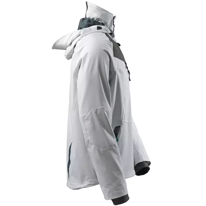 Mascot Advanced shell jacket, White/Dark Antracit, large image number 3