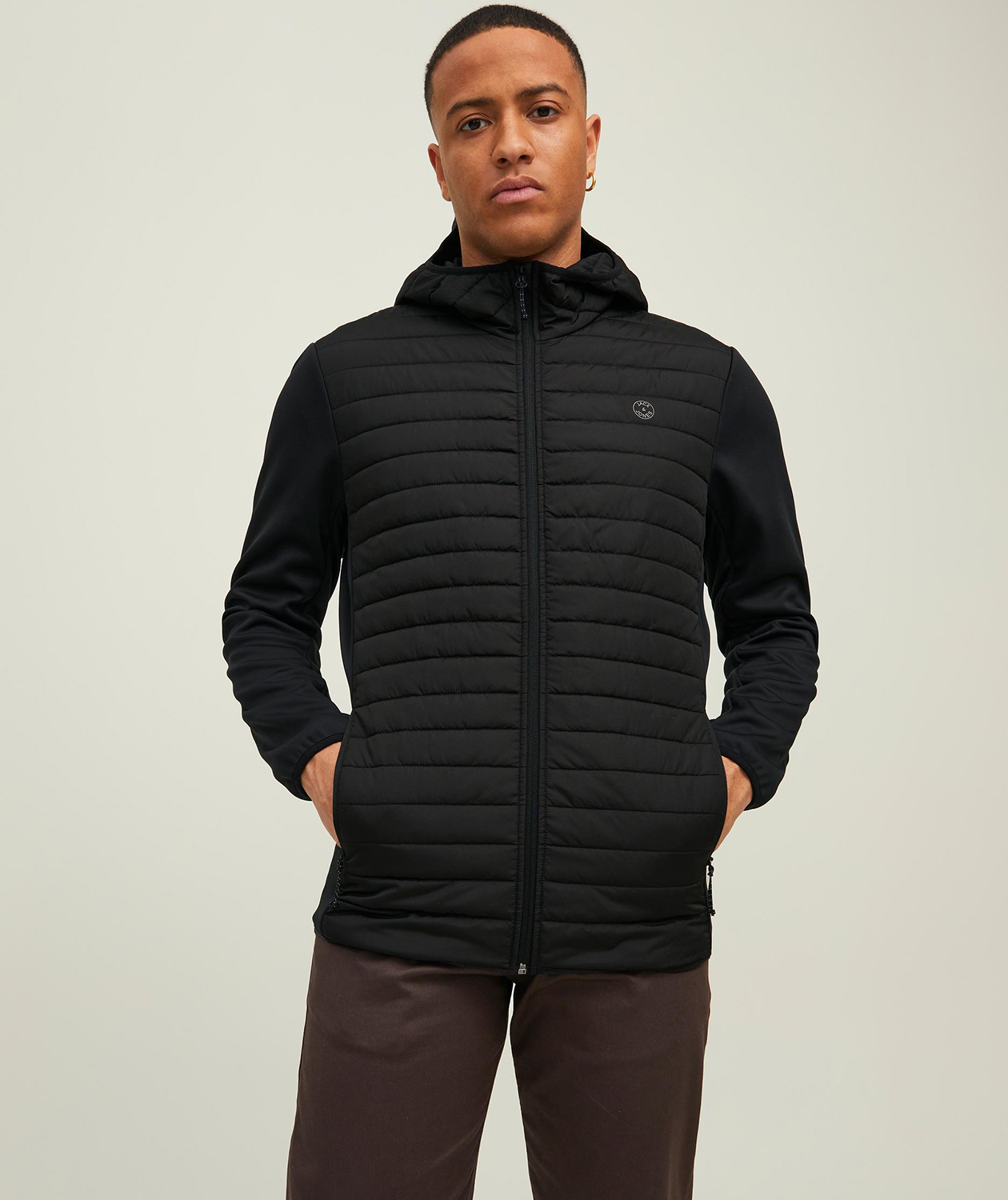 Jack & Jones JJEMULTI quilt jacket, Black