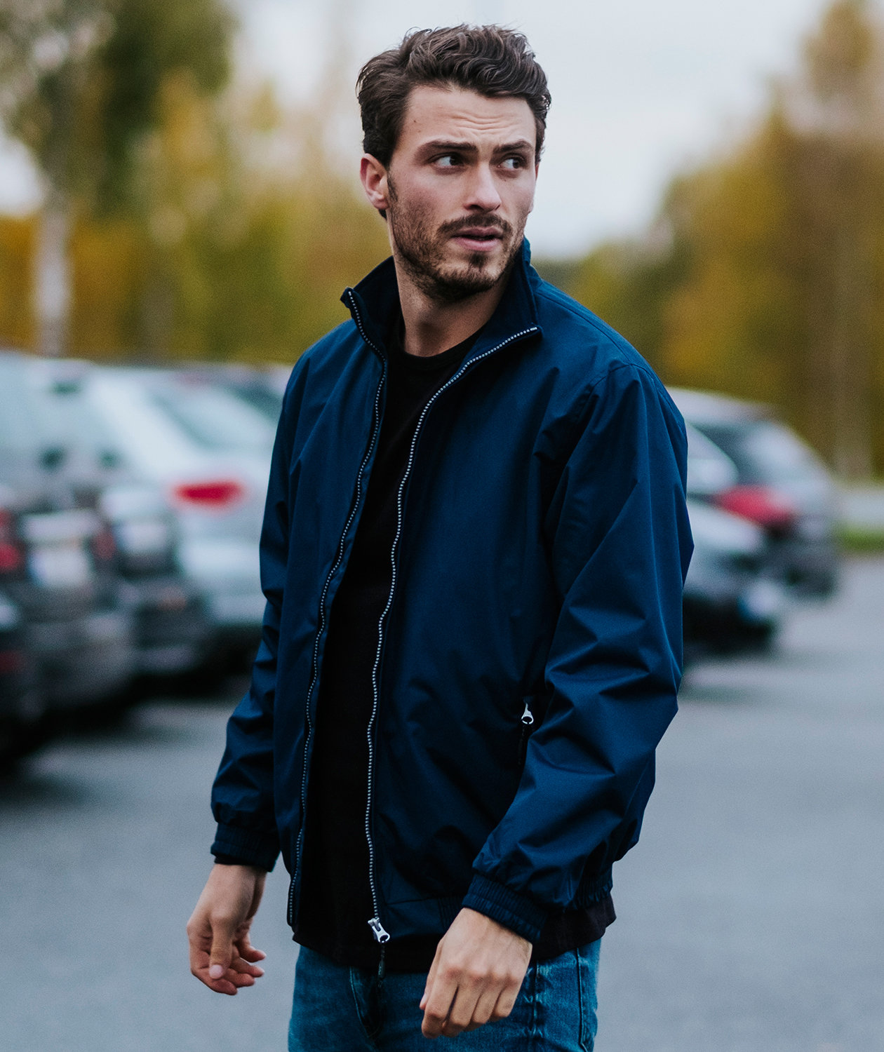 YOU Z&uuml;rich  windbreaker jacket, Marine Blue, large image number 1