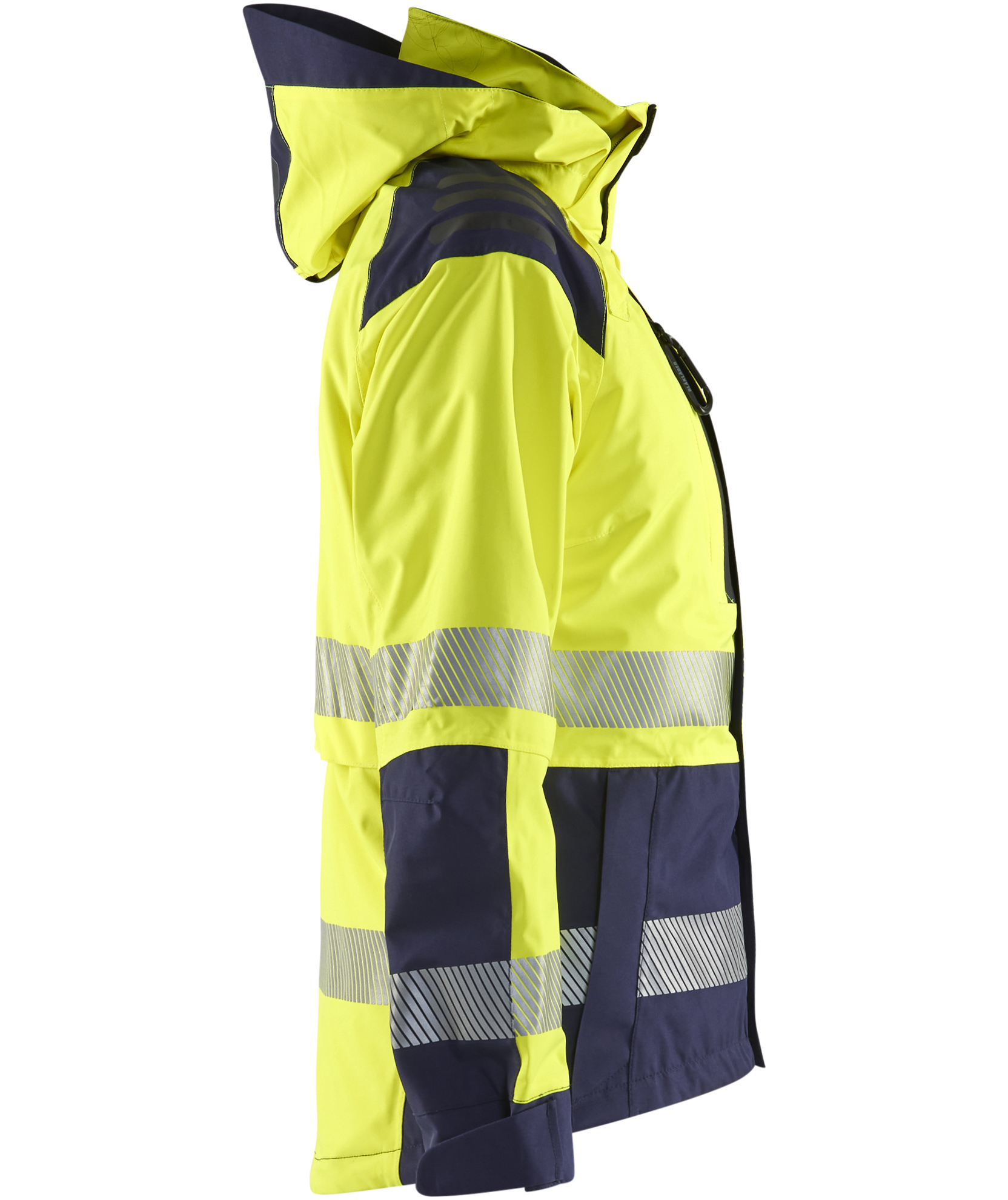 Bl&aring;kl&auml;der Damen Shelljacke, Hi-Vis gelb/marine, large image number 3