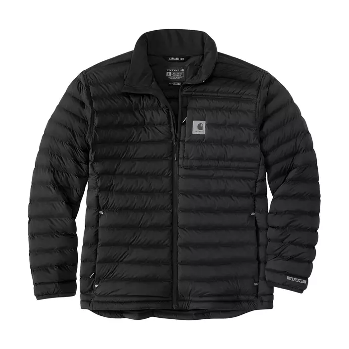 Carhartt vatteret jakke, Black, large image number 0