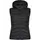 Clique Idaho women's quilted vest, Black, Black, swatch