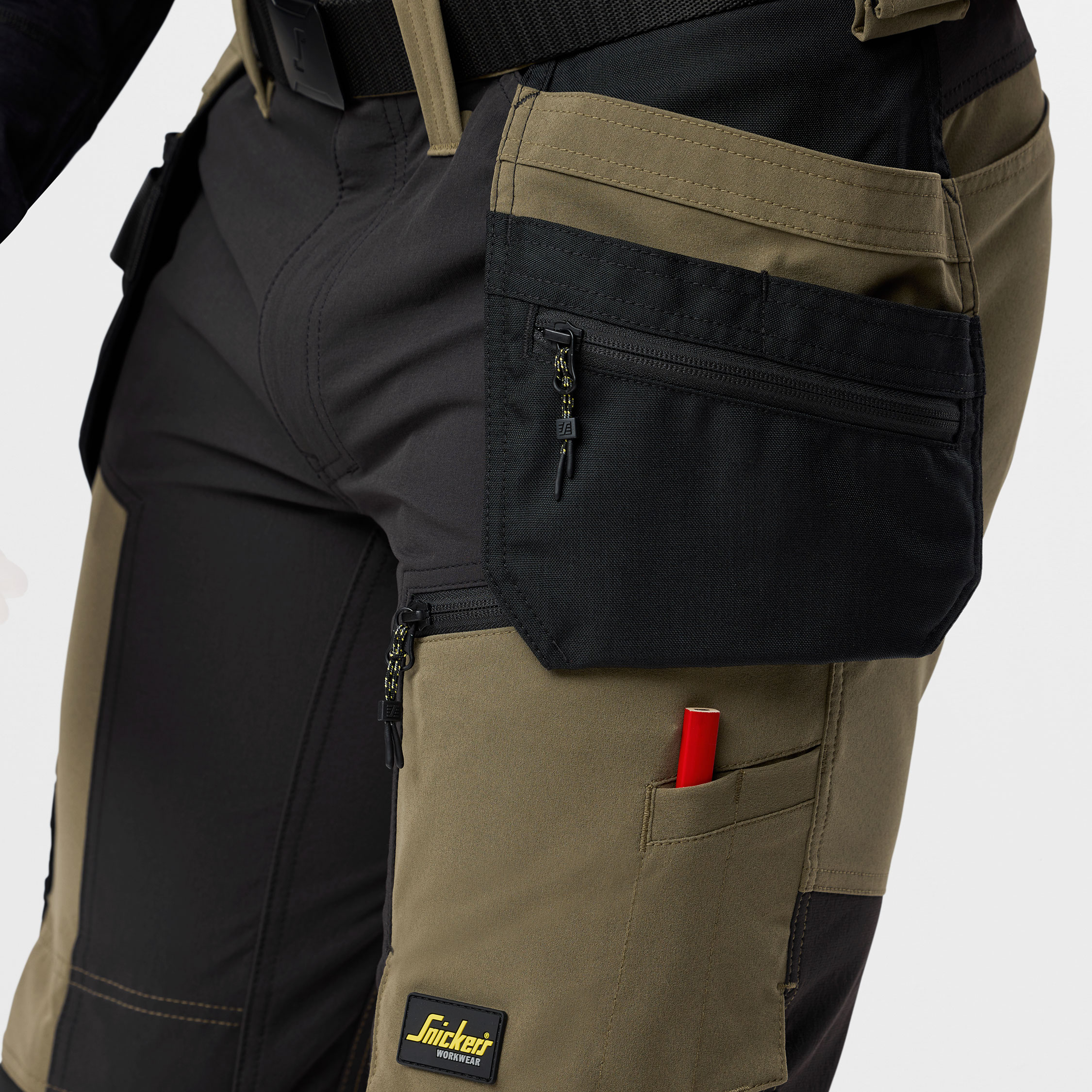 Snickers AllroundWork Handwerkerhose 6218 full stretch, Khaki Green/Black, large image number 9